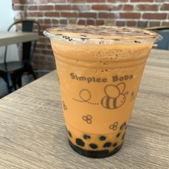 Simplee Boba - Thai Tea Smoothie with boba - Bubble Tea Near Me - South Pasadena, California Simplee Boba - Thai Tea Smoothie with boba - Bubble Tea Near Me - South Pasadena, California