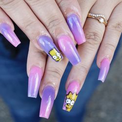 Purple Nails