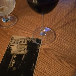 Beachcomber Tavern - Pinot Noir wine   celebrating a friend's 50th bday