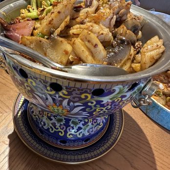 Chef Lee's Element - Squid dish. Real Sichuan flavor. - Szechuan Near Me - Gaithersburg, Maryland