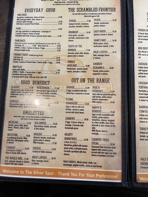 Menu photo 2 Silver Spur Watsonville, CA