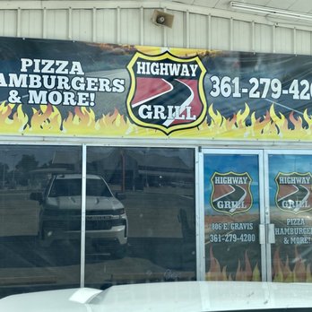 Highway Grill - Front entrance... - Burgers Near Me - San Diego, Texas
