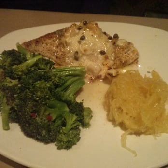 Bonefish Grill - Tilapia with broccoli and spaghetti squash - Seafood Near Me - Schaumburg, Illinois