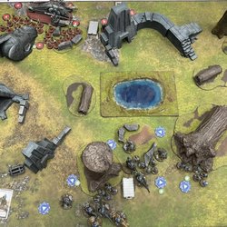Edmond Unplugged - The battle map with great terrain from Edmond Unplugged