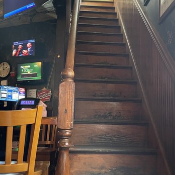 Worthen House Cafe - the stairs leading to the second floor - Dive Bars Near Me - Lowell, Massachusetts Worthen House Cafe - the stairs leading to the second floor - Dive Bars Near Me - Lowell, Massachusetts