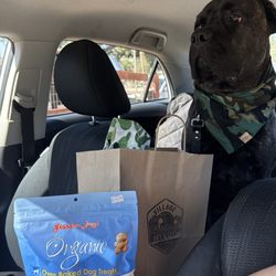 Village Pet and Feed - More goodies and happy dog!