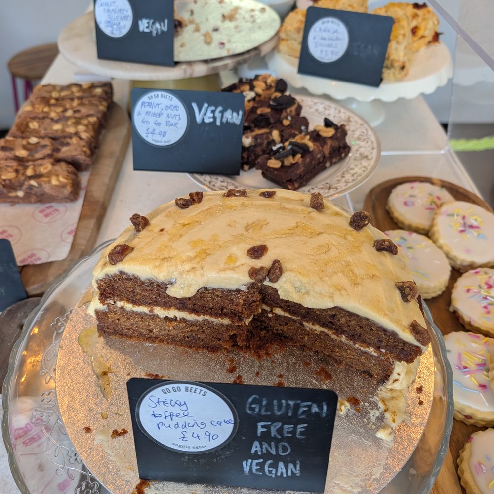 Go Go Beets - Some of the vegan baked goods, cakes, and treats. - Vegan Near Me - Edinburgh, EDH