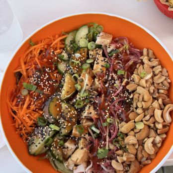 The Landing Restaurant - Asian Chicken Cashew Bowl - Sandwiches Near Me - Charlevoix, Michigan