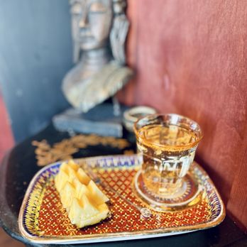 Thai Body Works - Post-massage pineapple and water - Massage Near Me - Dana Point, California Thai Body Works - Post-massage pineapple and water - Massage Near Me - Dana Point, California