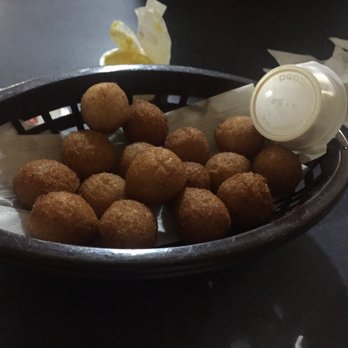 Captain Steve's - Can't beat Steve's hush puppies with honey butter. - Seafood Near Me - Harrisburg, North Carolina Captain Steve's - Can't beat Steve's hush puppies with honey butter. - Seafood Near Me - Harrisburg, North Carolina