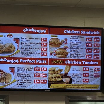 Jollibee - Menu (may 2021) - Chicken Shop Near Me - Rancho Cucamonga, California