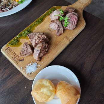 Pampa West Edmonton - Rump Steak and cheese bread - Steakhouses Near Me - Edmonton, Alberta Pampa West Edmonton - Rump Steak and cheese bread - Steakhouses Near Me - Edmonton, Alberta