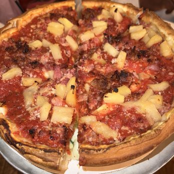Giordano's - a pizza with pineapples on it - Pizza Near Me - Indianapolis, Indiana Giordano's - a pizza with pineapples on it - Pizza Near Me - Indianapolis, Indiana