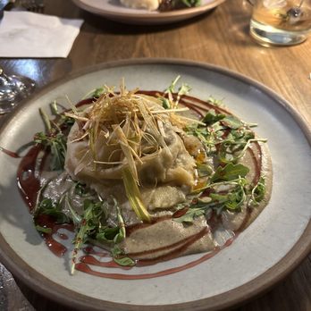 Chestnut - Beef Cheek Raviole - New American Near Me - Asheville, North Carolina Chestnut - Beef Cheek Raviole - New American Near Me - Asheville, North Carolina