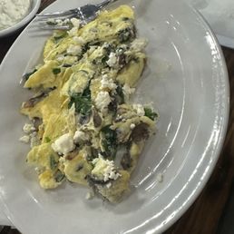 Spinach Feta Omelette