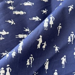 Fabricville - Tiny people print cotton fabric