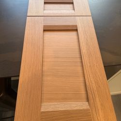Trickett Woodworks - This is the design that was discussed (and followed up with emails). Were assured he would build the doors and frames exactly like these,