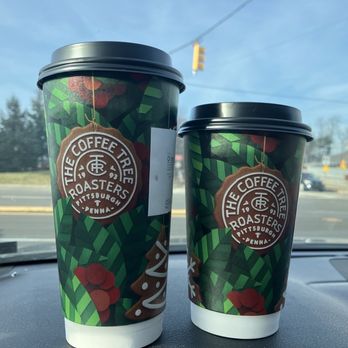 The Coffee Tree Roasters - Gingerbread latte and peppermint bark latte - Coffee & Tea Near Me - Pittsburgh, Pennsylvania