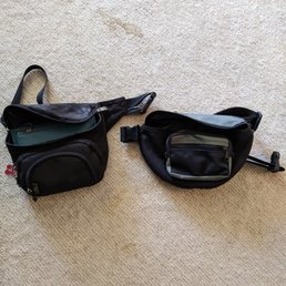 The top of the item on the left was  frayed and torn. (The other is a concealed-carry pouch for size comparison.)