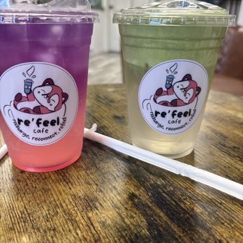 Re’Feel Cafe - Purple rain refresher and coconut cloud - Coffee & Tea Near Me - Palatine, Illinois Re’Feel Cafe - Purple rain refresher and coconut cloud - Coffee & Tea Near Me - Palatine, Illinois