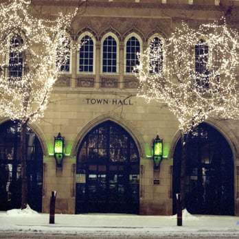 Town Hall Arts Center - Majestic in the snow at night - Performing Arts Near Me - Littleton, Colorado Town Hall Arts Center - Majestic in the snow at night - Performing Arts Near Me - Littleton, Colorado