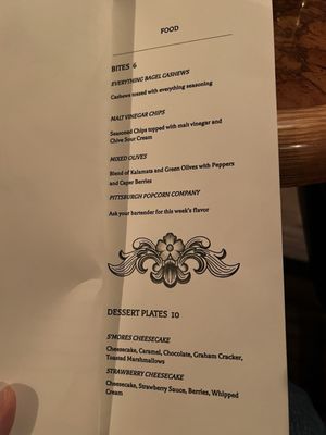 Menu photo 5 Bitter End Pittsburgh, PA