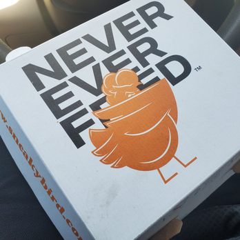 sneakybird - Their box design is awesome on the inside, raised with holes to keep it crispy - Chicken Wings Near Me - Gilbert, Arizona