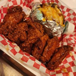Chill-N-Grill - Wonder Wings and loaded baked potato