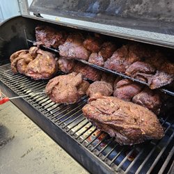 3rd Step Smokehouse - 1/2 lb pulled pork on brioche bun with home made sides and a drink. Great stuff