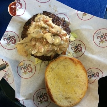 The Spot - BURGER OF THE MONTH! Midnight Snack: I believe this has pulled turkey, hot cheese... my sister liked it. - Burgers Near Me - Galveston, Texas The Spot - BURGER OF THE MONTH! Midnight Snack: I believe this has pulled turkey, hot cheese... my sister liked it. - Burgers Near Me - Galveston, Texas
