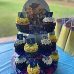 Delicious birthday cupcakes!