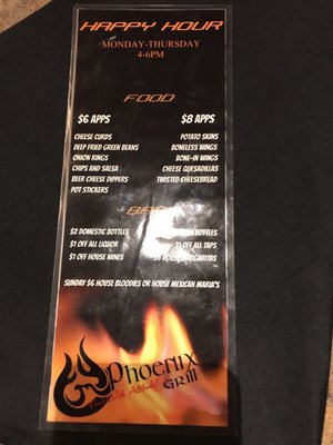 Menu photo 5 Phoenix Bar & Grill Baldwin, WI
