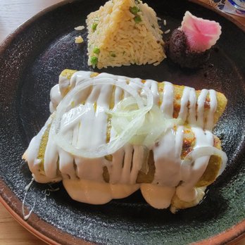 Hugo's - Chicken Enchiladas - Mexican Near Me - Houston, Texas