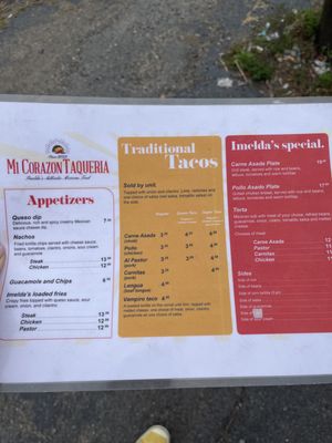 Menu photo 2 Mi Corazón Taqueria Lynn, MA