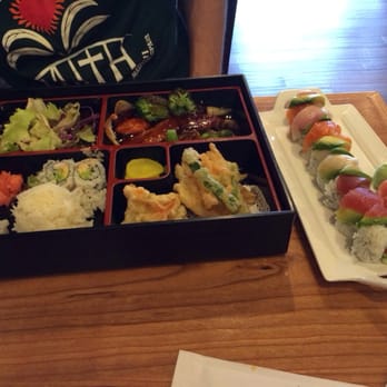 Little Tokyo - Bento box and rainbow roll - Japanese Near Me - Hackettstown, New Jersey