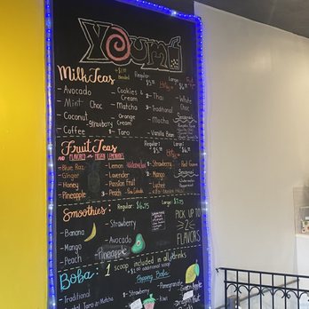 Youmi Crepes and Bubble Tea - Tea, smoothie, boba board - Bubble Tea Near Me - Indianapolis, Indiana