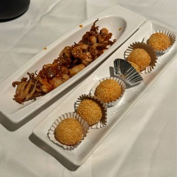 Jumbo Lobster Restaurant - Cuttle fish and sesame balls - Seafood Near Me - Richmond Hill, Ontario Jumbo Lobster Restaurant - Cuttle fish and sesame balls - Seafood Near Me - Richmond Hill, Ontario