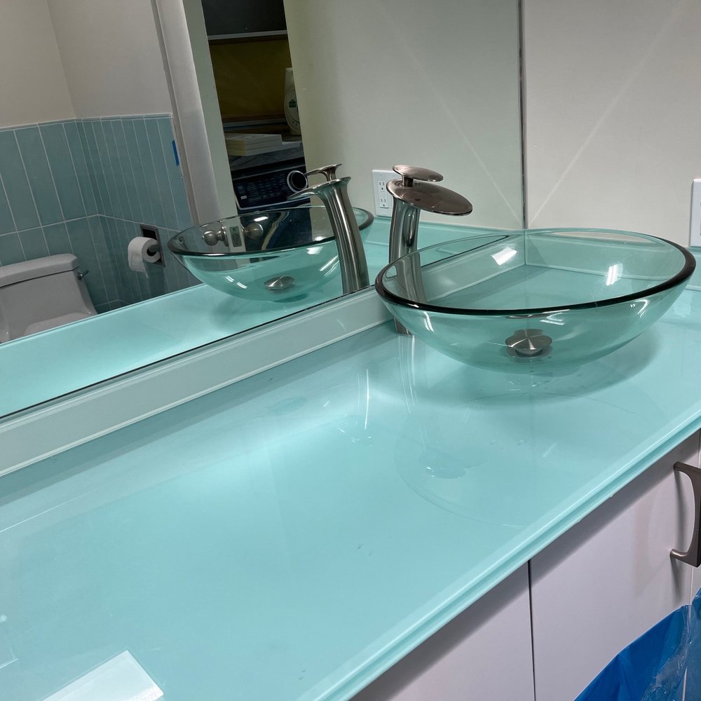 Bathroom counter Bathroom counter