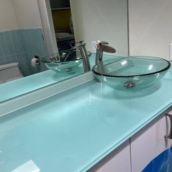 Palm Mirror & Glass - Bathroom counter - Glass & Mirrors Near Me - Cathedral City, California Palm Mirror & Glass - Bathroom counter - Glass & Mirrors Near Me - Cathedral City, California