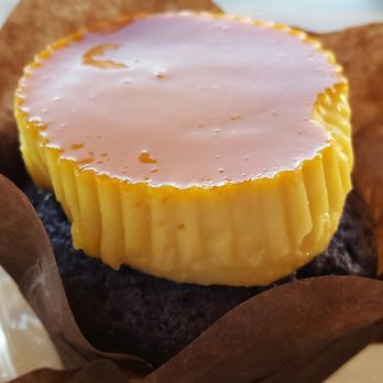 Cafe 86 - Ube leche flan cupcake - Desserts Near Me - Artesia, California