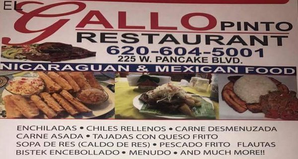 Menu photo 8 Gallo Pinto Liberal, KS