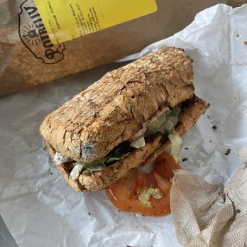 Potbelly - Kids ham and Swiss on multigrain with mold(didn't order the mold) - Sandwiches Near Me - Spring, Texas