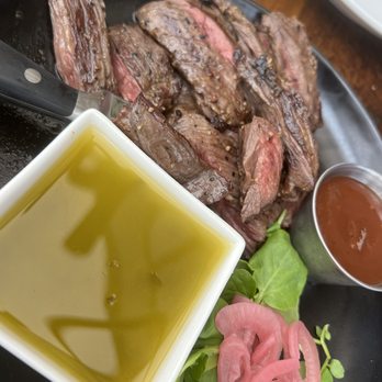 Rare Company - Skirt steak with chimichurri - Steakhouses Near Me - Ship Bottom, New Jersey Rare Company - Skirt steak with chimichurri - Steakhouses Near Me - Ship Bottom, New Jersey