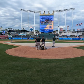 Kauffman Stadium - Field view from behind the plate - Stadiums & Arenas Near Me - Kansas City, Missouri Kauffman Stadium - Field view from behind the plate - Stadiums & Arenas Near Me - Kansas City, Missouri