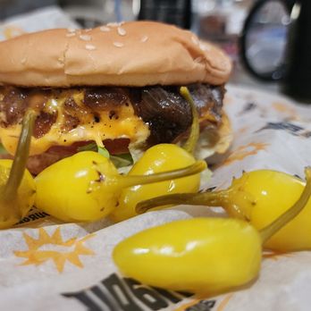 Habit Burger & Grill - Charburger with cheese - Salad Near Me - Baldwin Park, California Habit Burger & Grill - Charburger with cheese - Salad Near Me - Baldwin Park, California