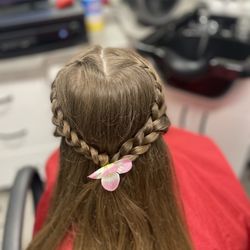 Shear Kids - Did a nice fresh cut with long layers for her first official haircut and it was such a great experience!