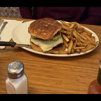 U.S. Egg Breakfast and Lunch Restaurant - The Arizona Burger with fresh avocado & pepper jack cheese. Soo good!! - Breakfast & Brunch Near Me - Phoenix, Arizona U.S. Egg Breakfast and Lunch Restaurant - The Arizona Burger with fresh avocado & pepper jack cheese. Soo good!! - Breakfast & Brunch Near Me - Phoenix, Arizona
