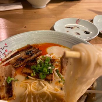 Kujira - R9. Spicy Tonkotsu Ramen: Those noodles, that broth, and the pork!! So good. - Ramen Near Me - Fort Collins, Colorado