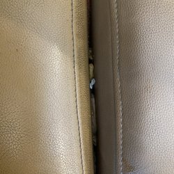Wendy's - Food, dirt and trash between every cushion in booth