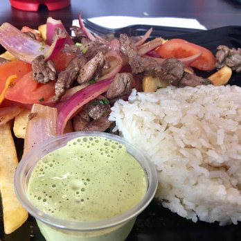 Red Panka - Lomo Saltado Plate - Peruvian Near Me - Redlands, California